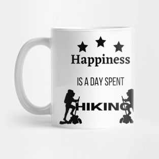 Happiness is a day spent hiking Mug